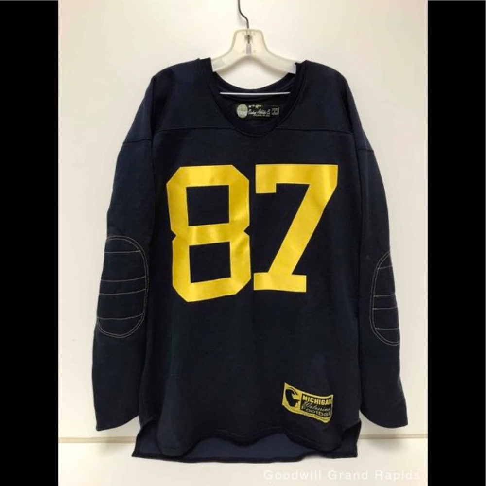 NWOT Tiedman & Formby #87 Ron Kramer U of M Michigan Jersey